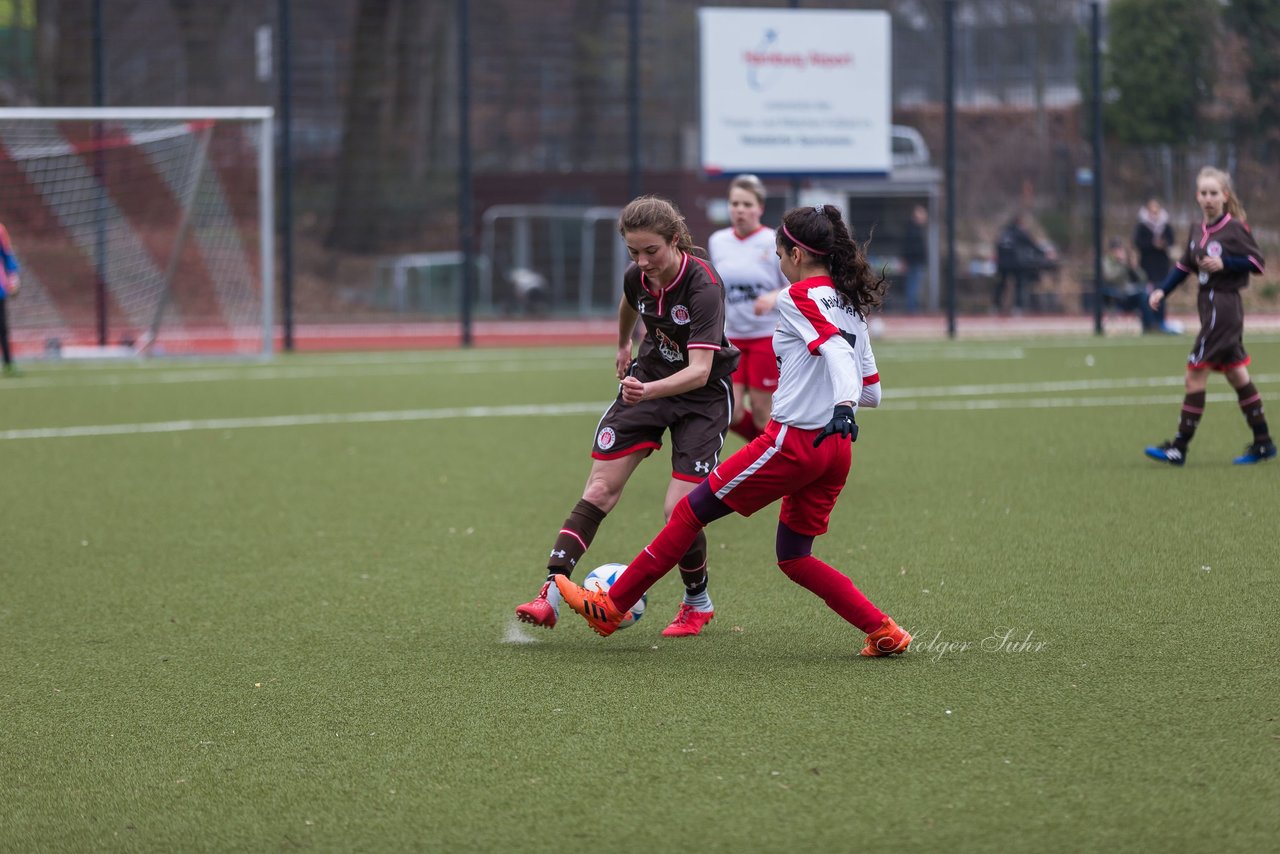 Bild 412 - B-Juniorinnen Walddoerfer - St.Pauli : Ergebnis: 4:1